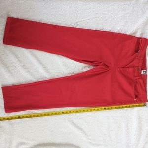 Anne Klein red jeans size 14